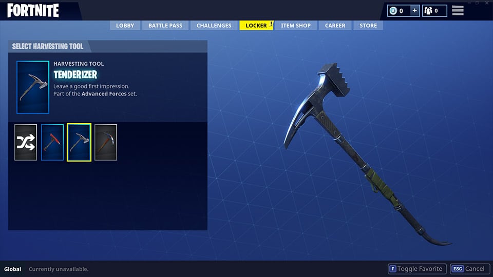 Battle Royale Tenderizer Pickaxe